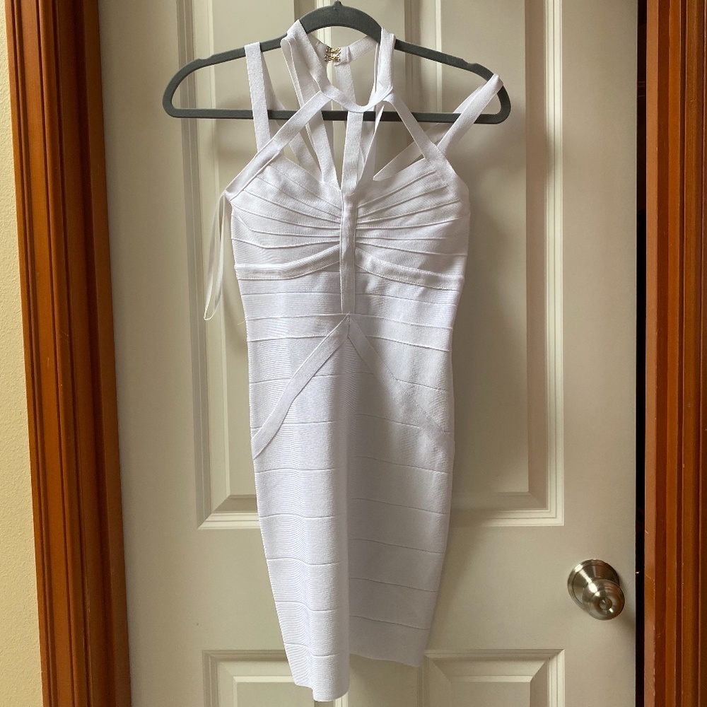 Bebe caged dress